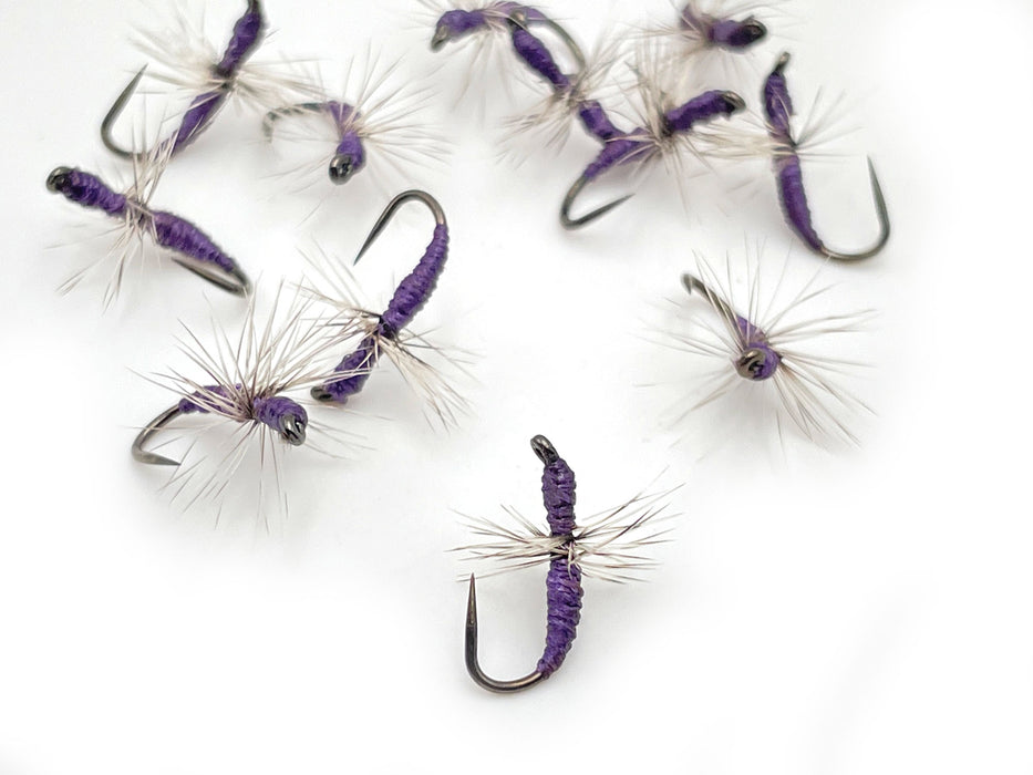 12 Purple FUTSU Kebari Flies
