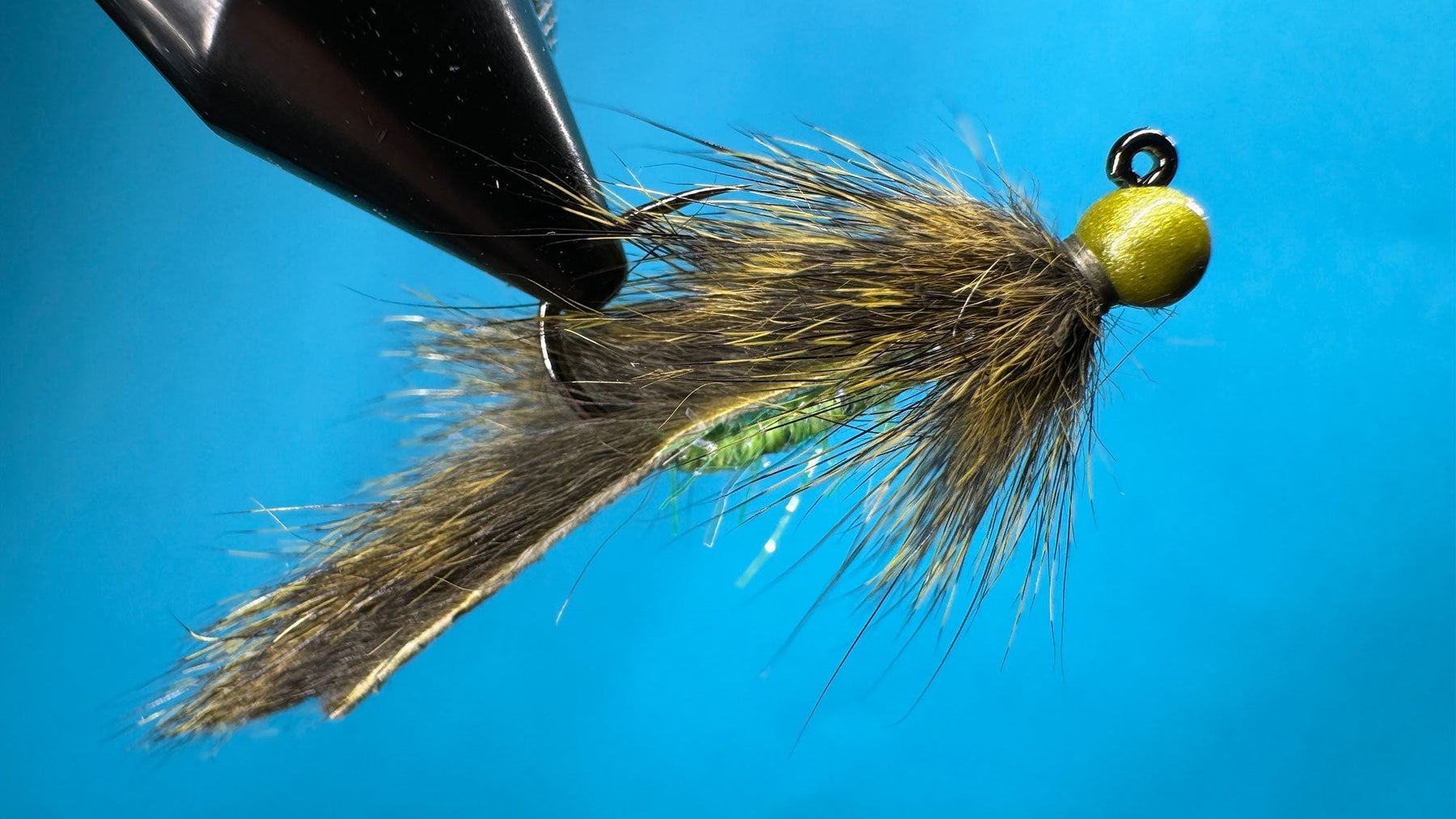 Sour Apple Jig Leech Fly Tying Pattern (Excellent on a stiffer Tenkara Rod)