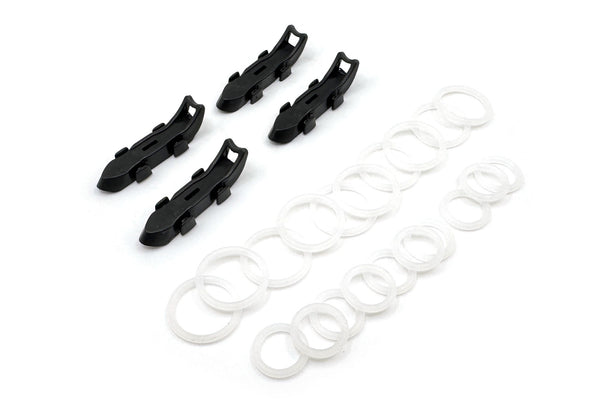 Tangle Tamers Tip-Up Reel Wraps & Hook Keepers - Red, 5 Pack By Tal's Tackle
