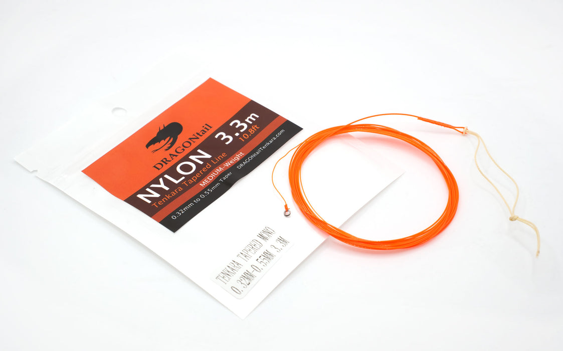 DRAGONtail NYLON Tapered Tenkara Line