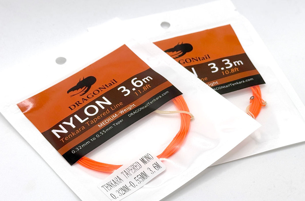 DRAGONtail NYLON Tapered Tenkara Line