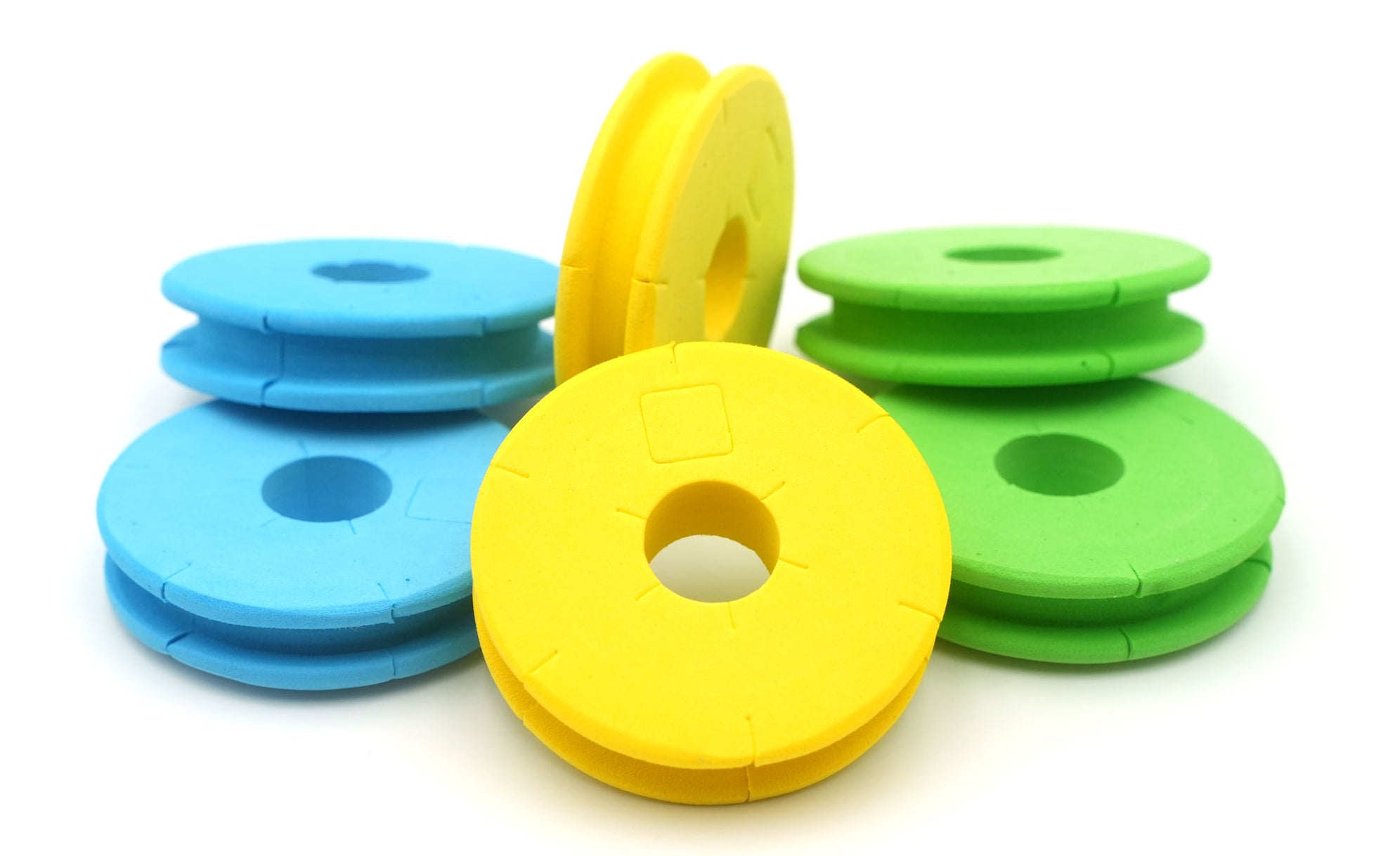 Tenkara Foam Line Holders (MultiColor 6 pack) DRAGONtail Tenkara