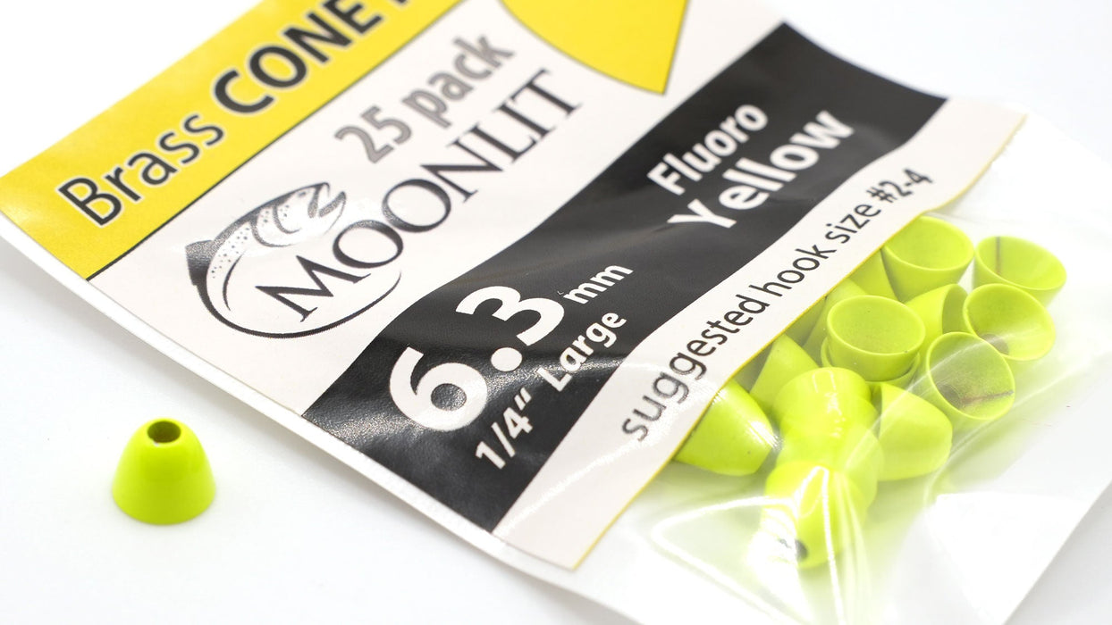 Moonlit Brass Cone Heads (25 pack)