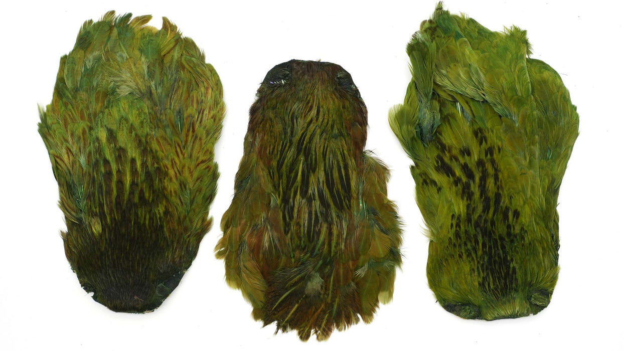 India Hen Neck feather patch (Moonlit)