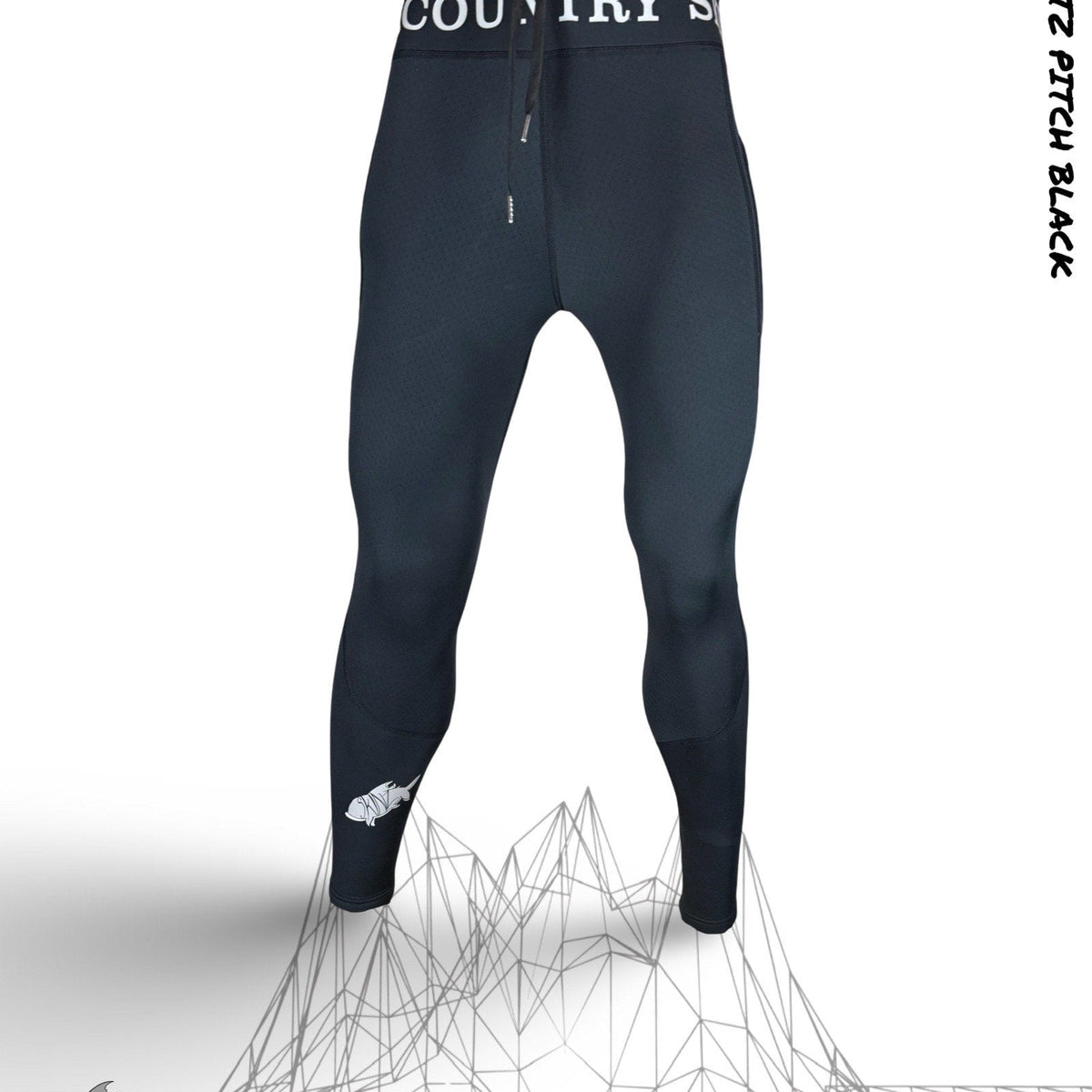 Backcountry Skinz AIRBLITZ Pitch Black Perforated Neoprene