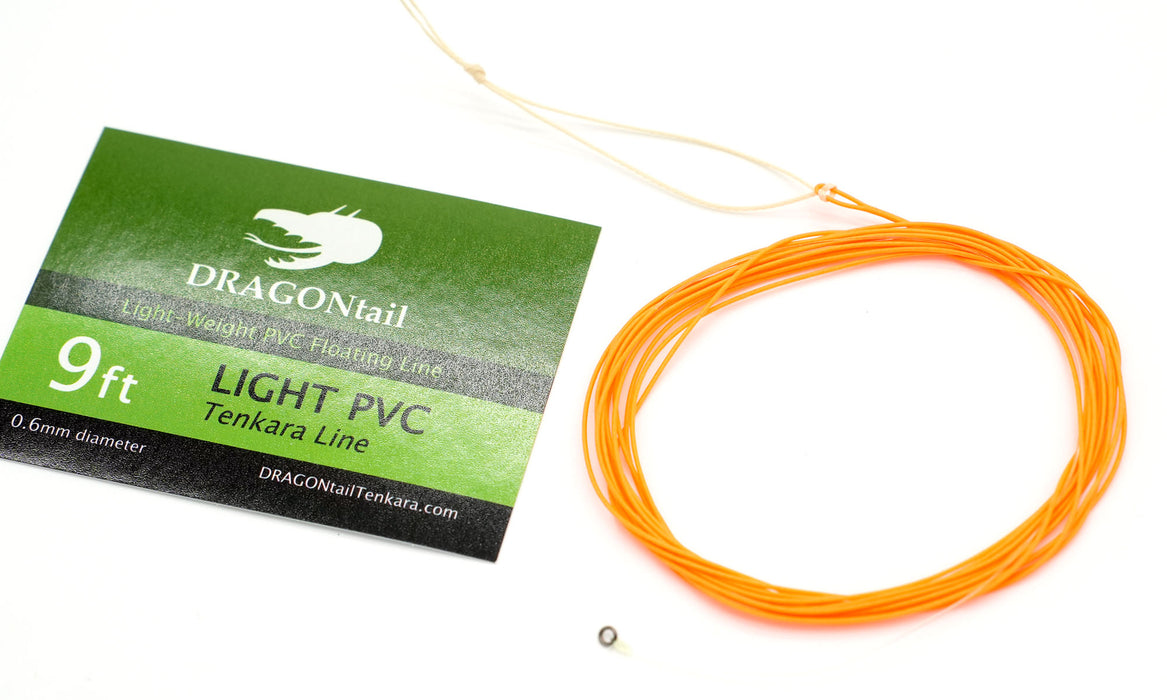 Light PVC Floating Tenkara Level Line (Mono-Core with tippet ring)