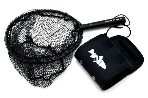 best net for tenkara fishing DRAGONtail Damo 30cm The netting hoop is large enough for a bigger trout in the 16 inch range Tenkara Small Creek Fishing Nets