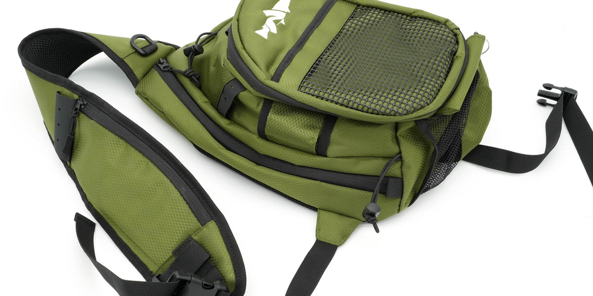 esoteric tackle tenkara fishing sling pack sling bag NIRVANA Sling Pack Dark Grey (discontinued)