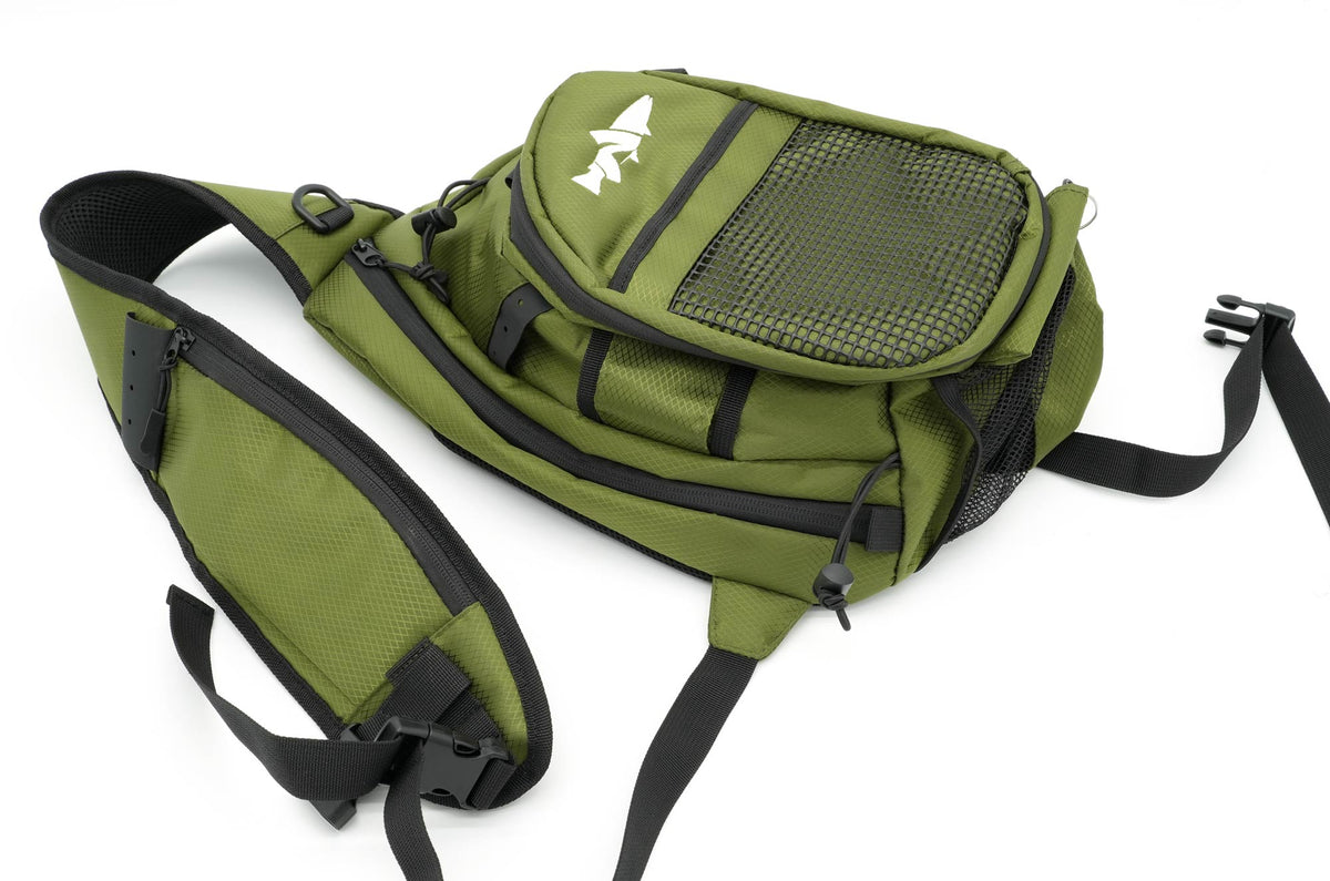 esoteric tackle tenkara fishing sling pack sling bag NIRVANA curly-tail uxcell 67 Inch Rod Style:ACDP15LCBW
