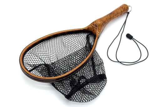 Wooden Small Stream Net NIRVANA On The Fly — DRAGONtail Tenkara