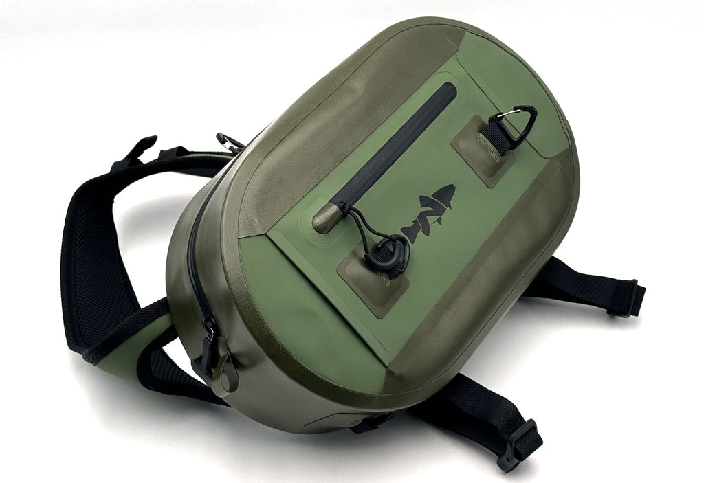 esoteric tackle tenkara fishing sling pack sling bag Tactical NIRVANA Waterproof Sling Pack 7.5L