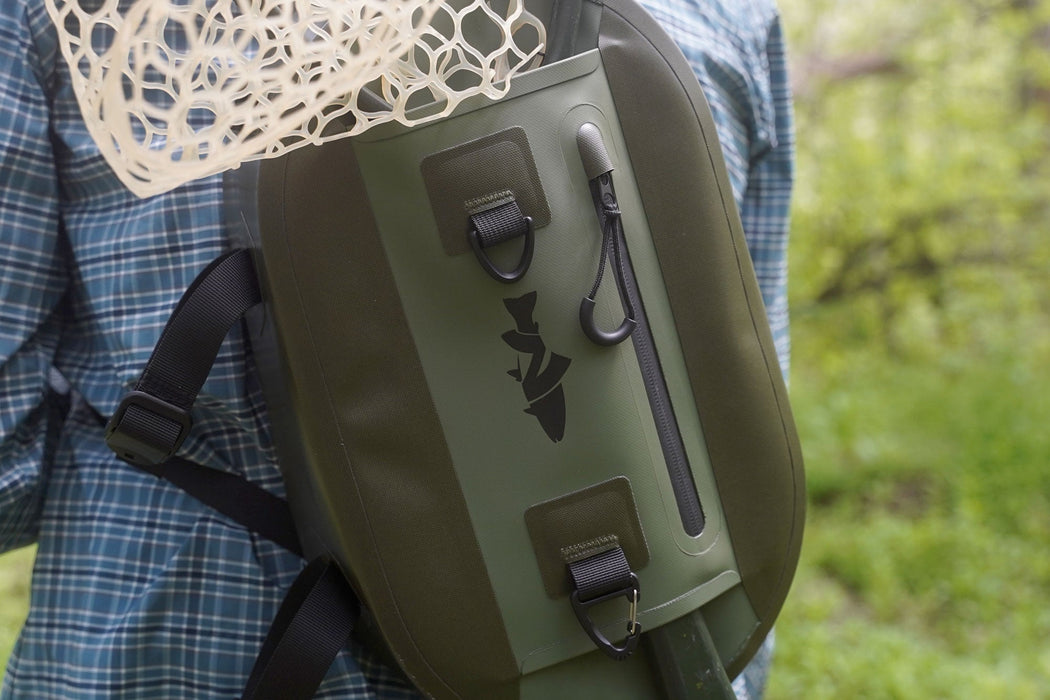 esoteric tackle tenkara fishing sling pack sling bag NIRVANA Waterproof Sling Pack 7.5L — DRAGONtail Tenkara