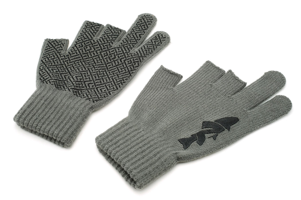 NIRVANA Knitted Fishing Gloves 3-Cut Fingers