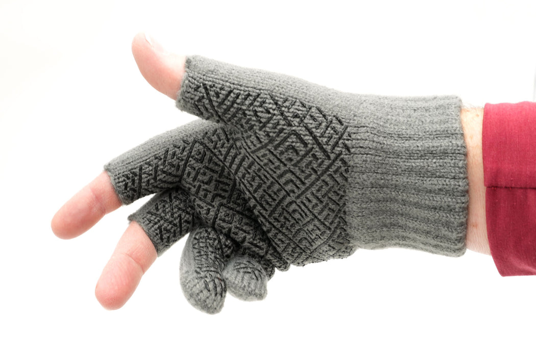 NIRVANA Knitted Fishing Gloves 3-Cut Fingers