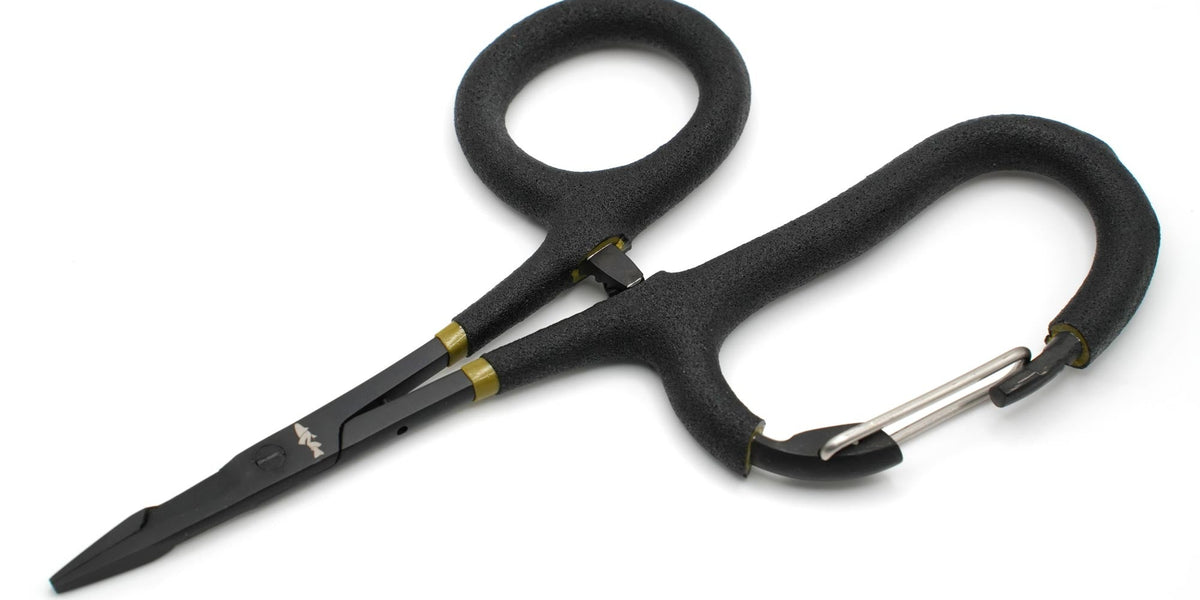 NIRVANA Quick Draw Forceps with Built-In Carabiner — DRAGONtail