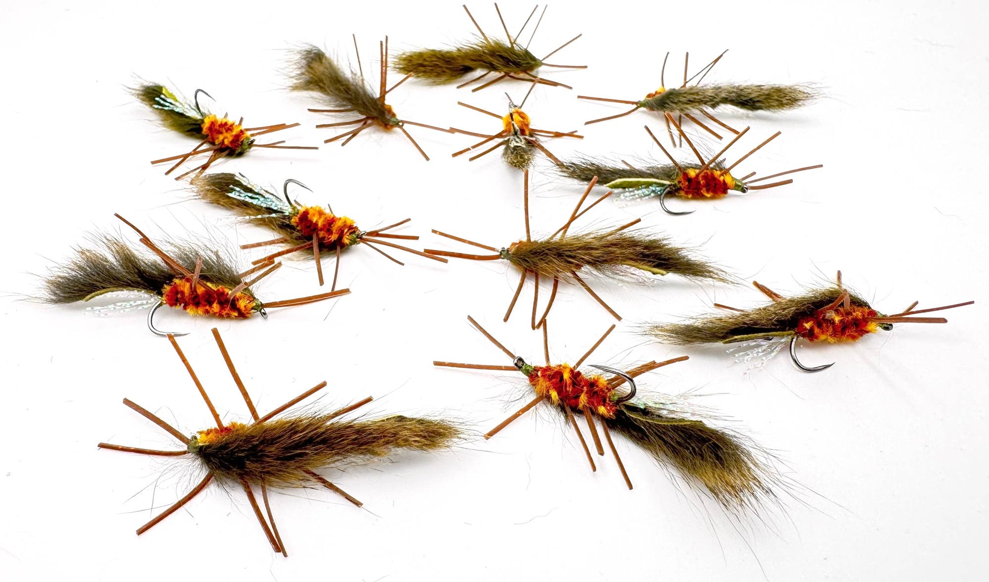 Bugs Flying Rods Small Zirdle Bug Flies Barbless (6 flies) — DRAGONtail Tenkara