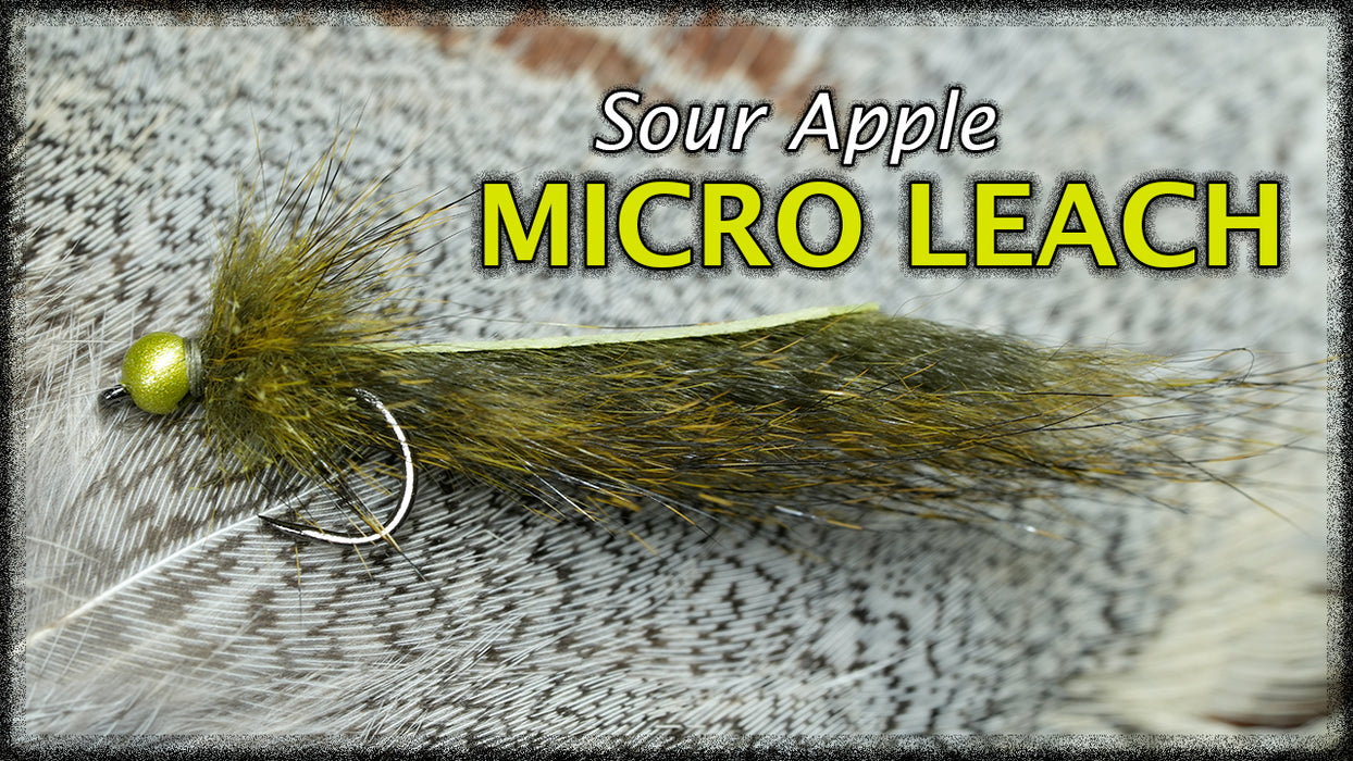 MICRO Sour Apple LEECH Fly Tying Pattern Kit
