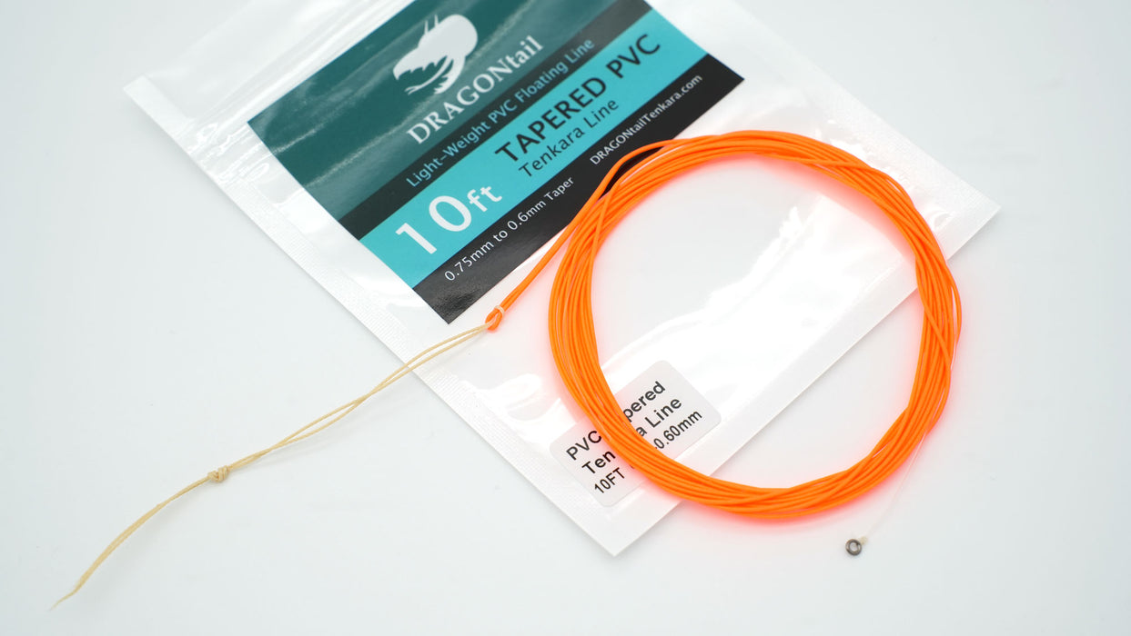 Tapered PVC Floating Tenkara Line (Mono-Core with tippet ring)
