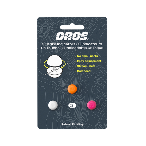 Oros Strike Indicators 3-Pack, X-Small Chartreuse