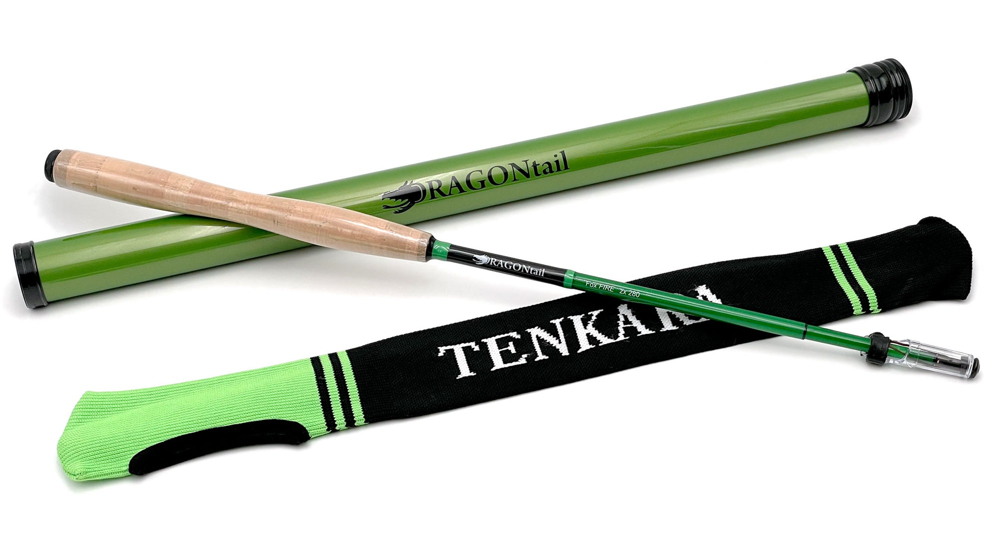 FoxFIRE zx280 Zoom Fiberglass-Hybrid Tenkara Rod — DRAGONtail Tenkara