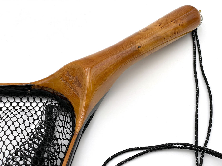 NIRVANA Large Wooden Net — DRAGONtail Tenkara