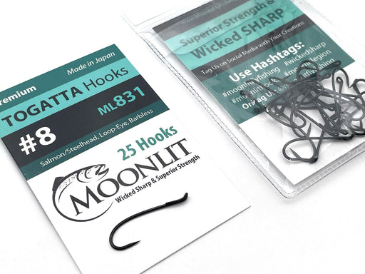 TOGATTA ML831 Premium Barbless Salmon Hook (25)