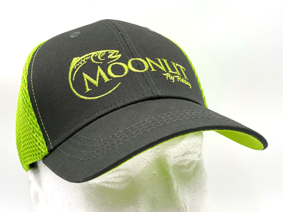 New Moonlit Fly Fishing Hat Burgundy / Charcoal