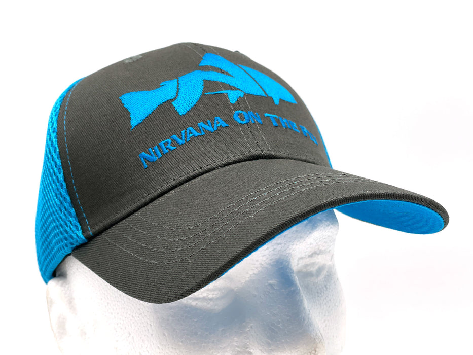 New Nirvana On The Fly Hat Bright Blue / Charcoal