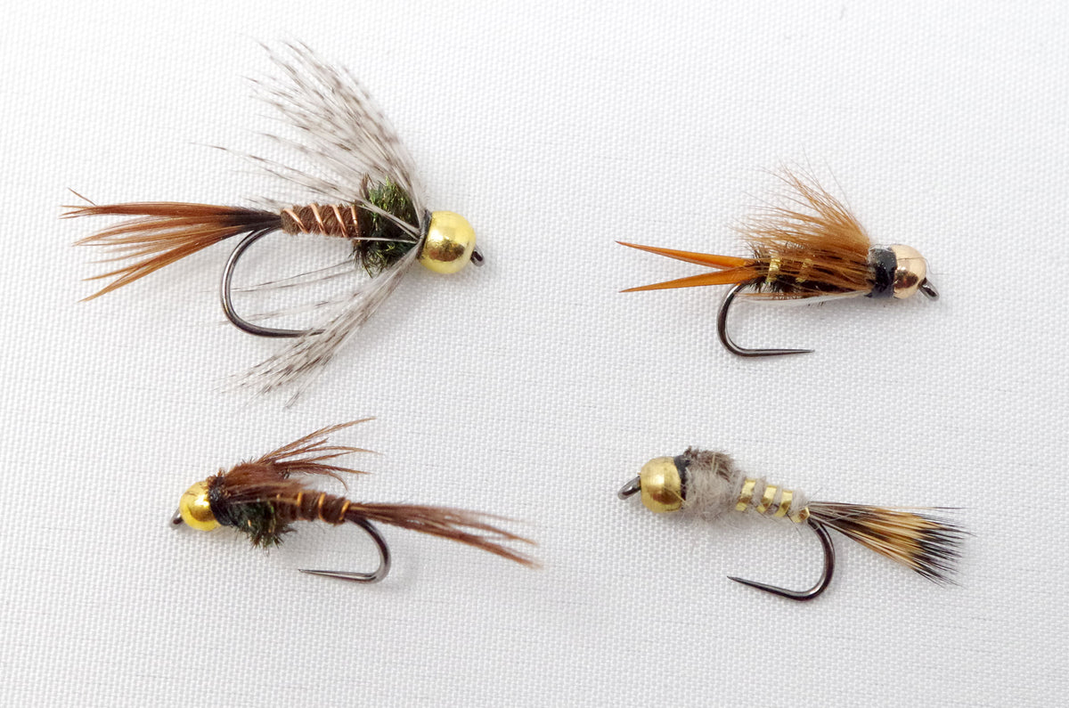 Maxcatch 12PCS Tenkara Flies Trout Fishing Japanese Fly Pattern with Fly Box