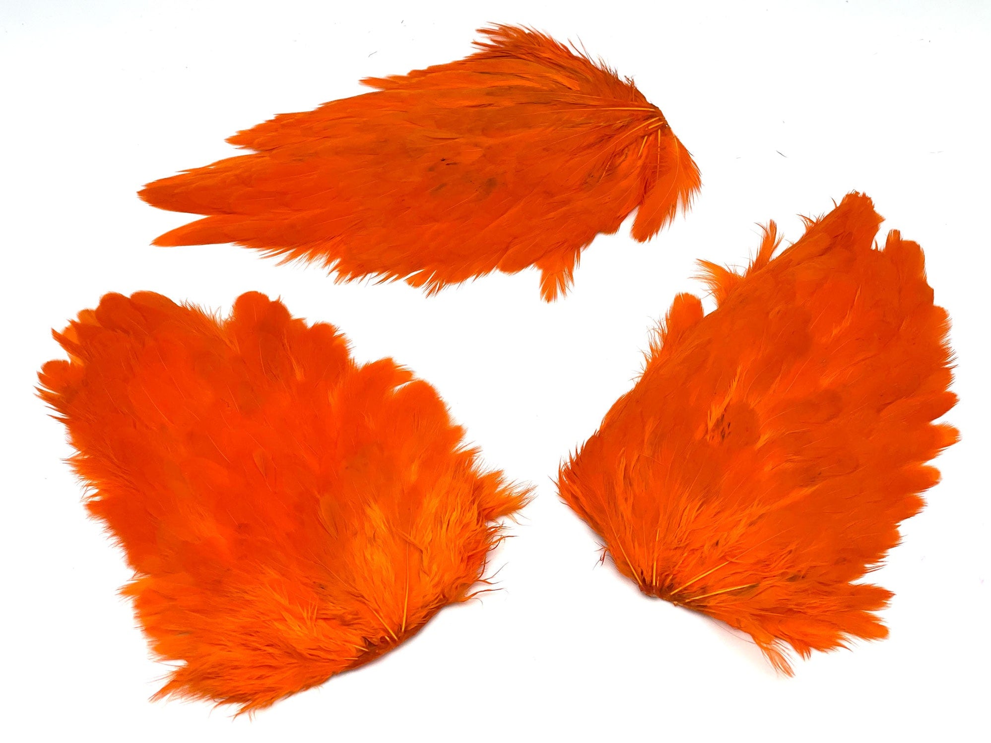 India Hen Back feather patch (Moonlit) — DRAGONtail Tenkara