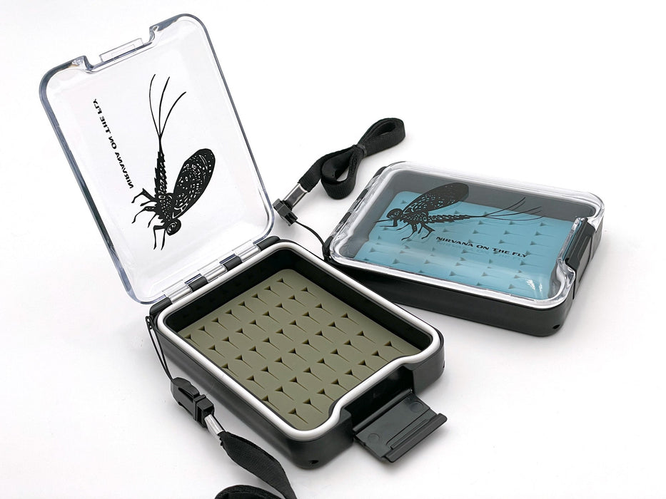  yungluner Fly Fishing Box Fly Box with Clear Grip