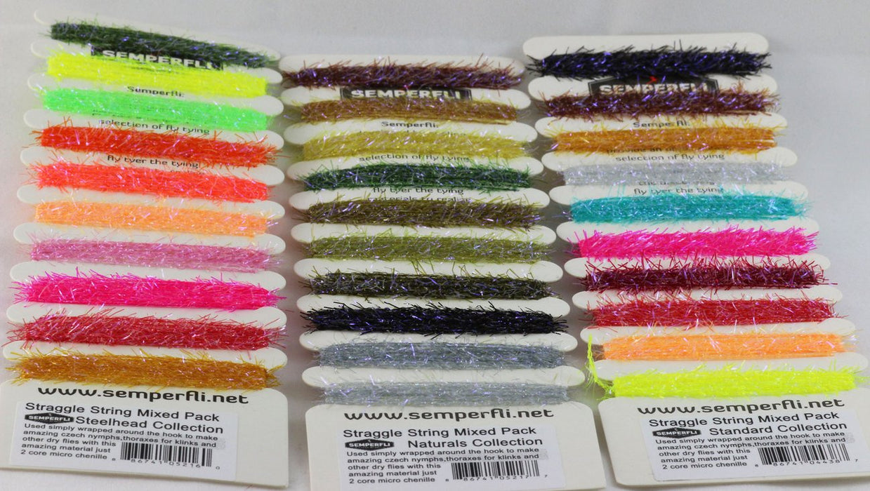 Straggle String Mixed Pack — DRAGONtail Tenkara
