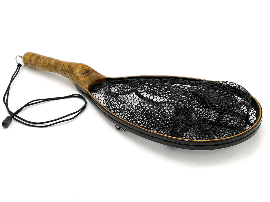 eastern woodland tribes fish net NIRVANA Wooden Small Stream Net — DRAGONtail Tenkara