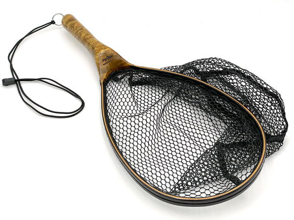 NIRVANA Wooden Small Stream Net — DRAGONtail Tenkara