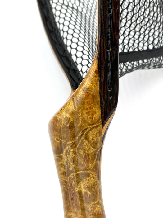 aura kingdom fishing net NIRVANA Wooden Small Stream Net — DRAGONtail Tenkara