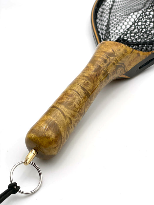 buy long wooden fishing net NIRVANA Wooden Small Stream Net — DRAGONtail Tenkara