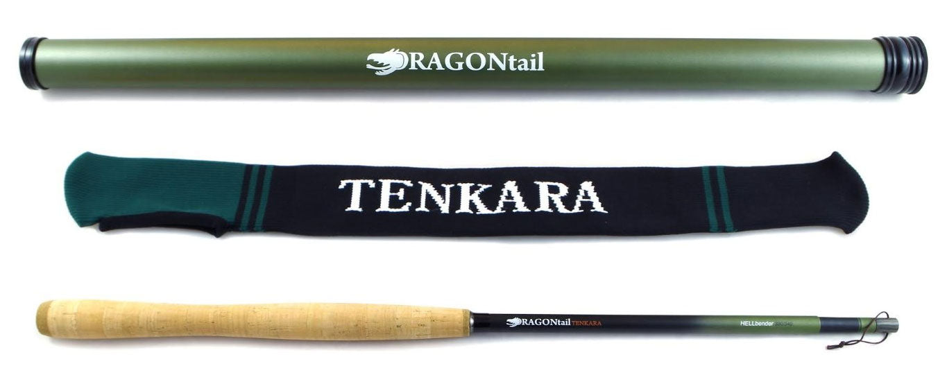 DRAGONtail Tenkara Hellbender Zoom 13' / 11.3' Tenkara Fly Fishing Rod