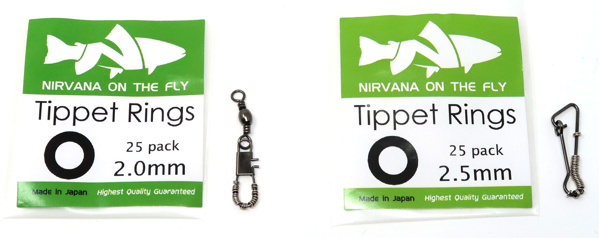 25 NIRVANA Tippet Rings — DRAGONtail Tenkara
